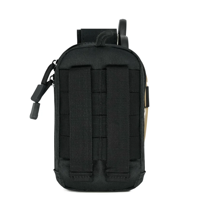 Тактическая аптечка первой помощи RHINO Rescue Tactical Bag Outdoor Molle Military (чёрная), фото 9