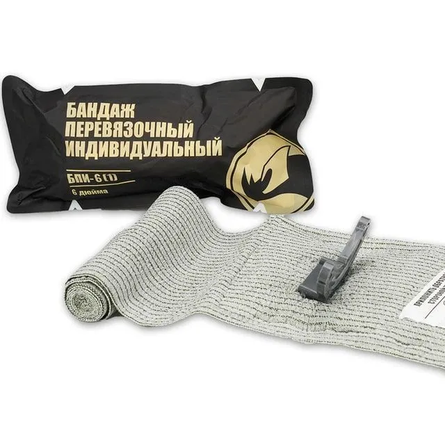 Компрессионный бандаж RHINO Rescue 6'' (с аппликатором давления, 1 подушка) PZBD0120, фото 4