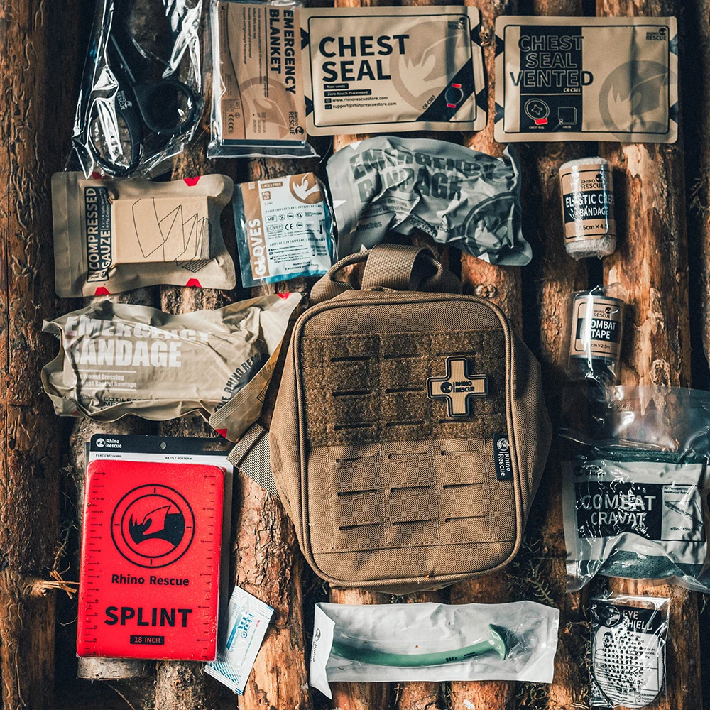 Аптечка тактическая Рино Rhino Rescue IFAK SE PRO (большая) Мультикам, фото 9