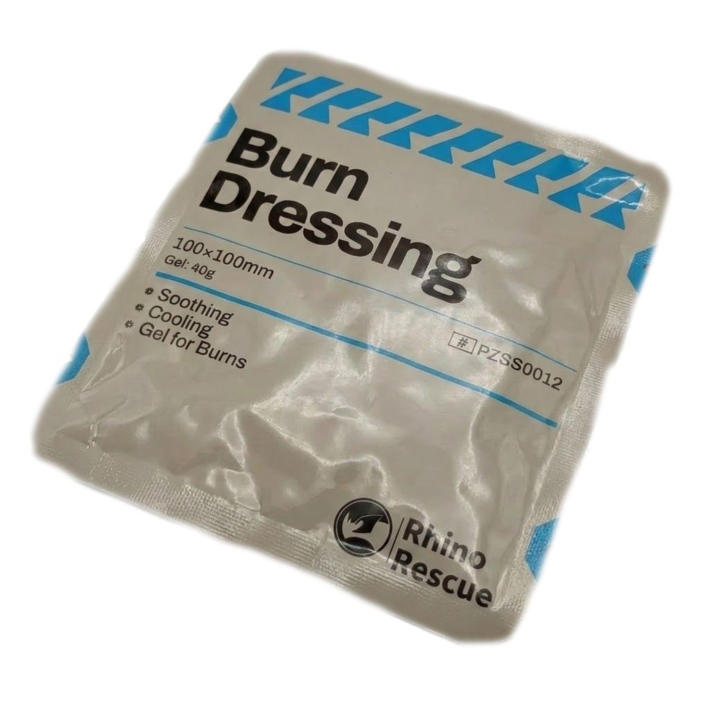 Повязка гидрогелевая противоожоговая Burn Dressing RHINO Rescue 10х10 см, фото 6