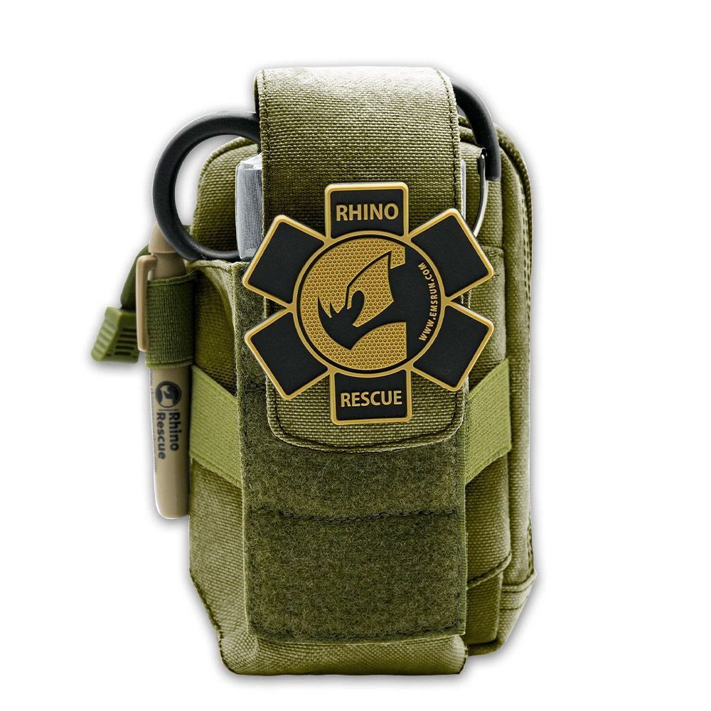 Тактическая аптечка первой помощи RHINO Rescue Tactical Bag Outdoor Molle Military (мох), фото 2
