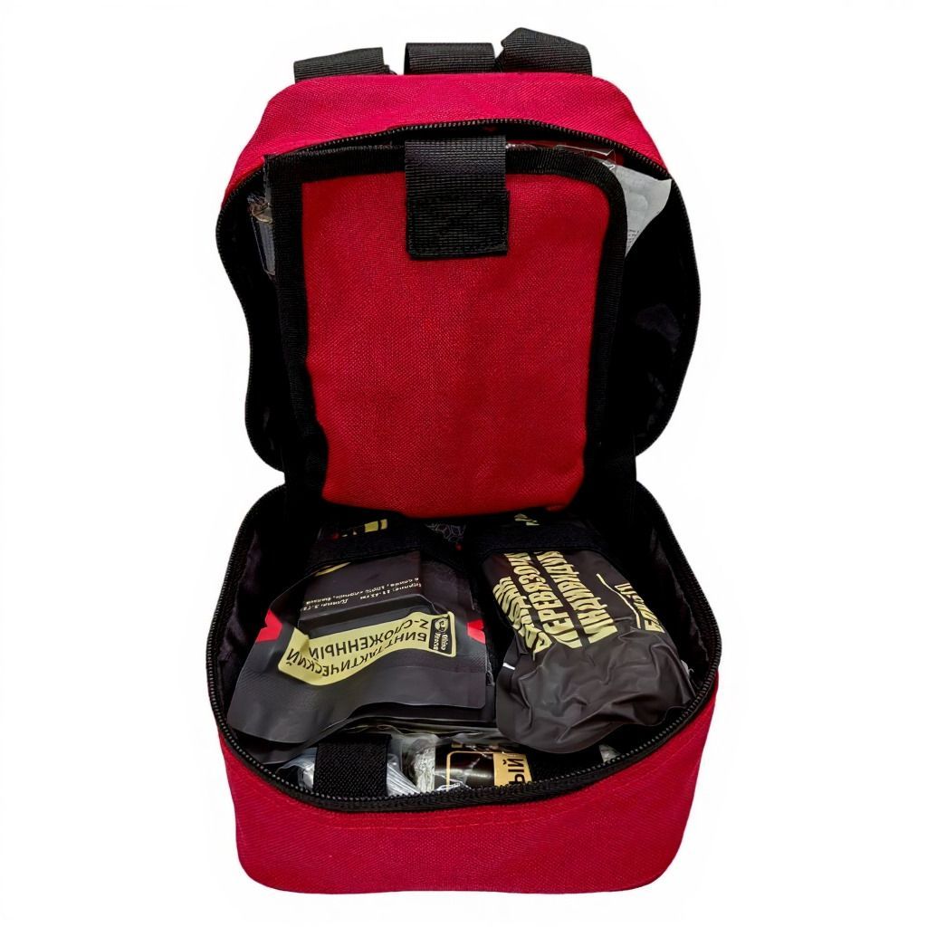 Аптечка тактическая Рино Rhino Rescue IFAK SE PRO (большая) Красная, фото 4