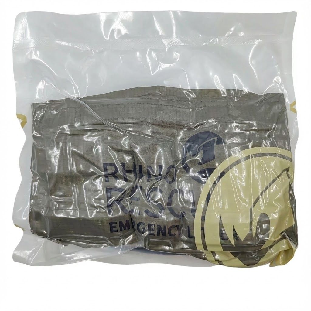 Многоразовые складные носилки Rhino Rescue MULTI-USE DISPOSABLE LITER DJRT0024 (зеленые), фото 8