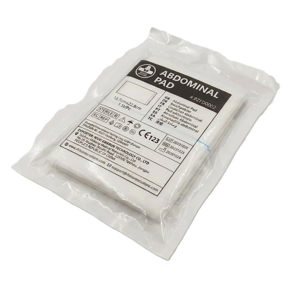Абдоминальная повязка (подушечка) RHINO Rescue Abdominal Pads, фото 4