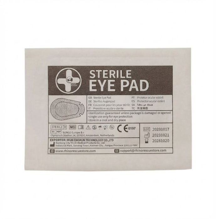 Стерильная накладка пластырного типа на глаз Sterile Eye Pad Rhino Rescue