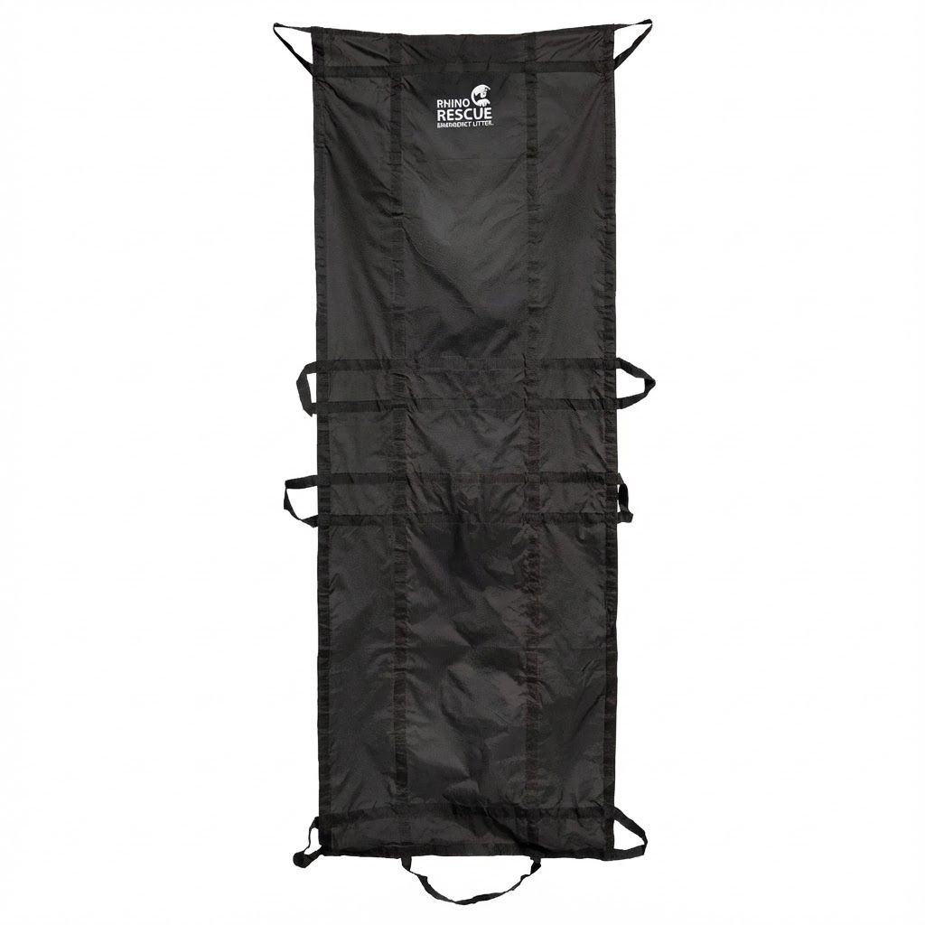 Многоразовые складные носилки Rhino Rescue MULTI-USE DISPOSABLE LITER DJRT0024 (черные), фото 2